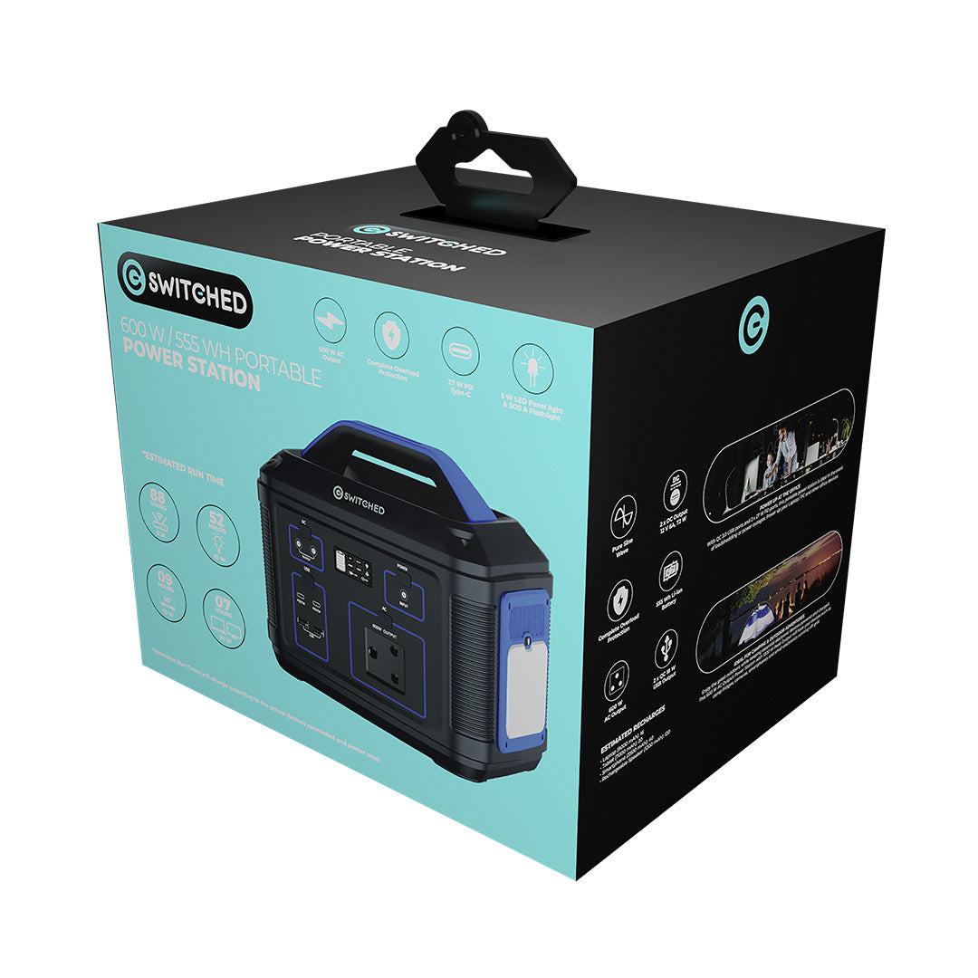 Switched 600W Emergency Power Station