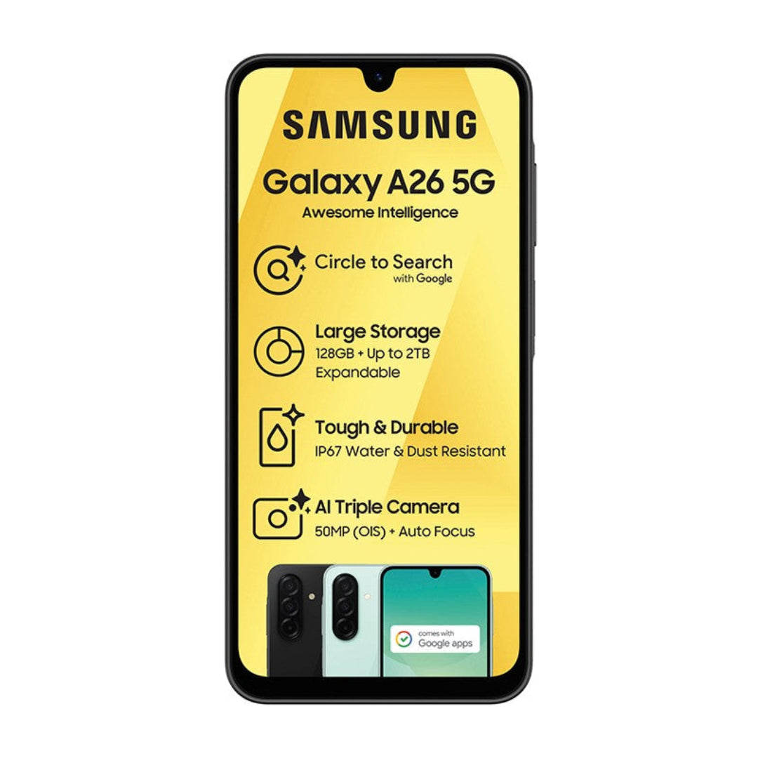 Samsung Galaxy A26 5G (Black) - Vodacom – Dunns Mobile SA