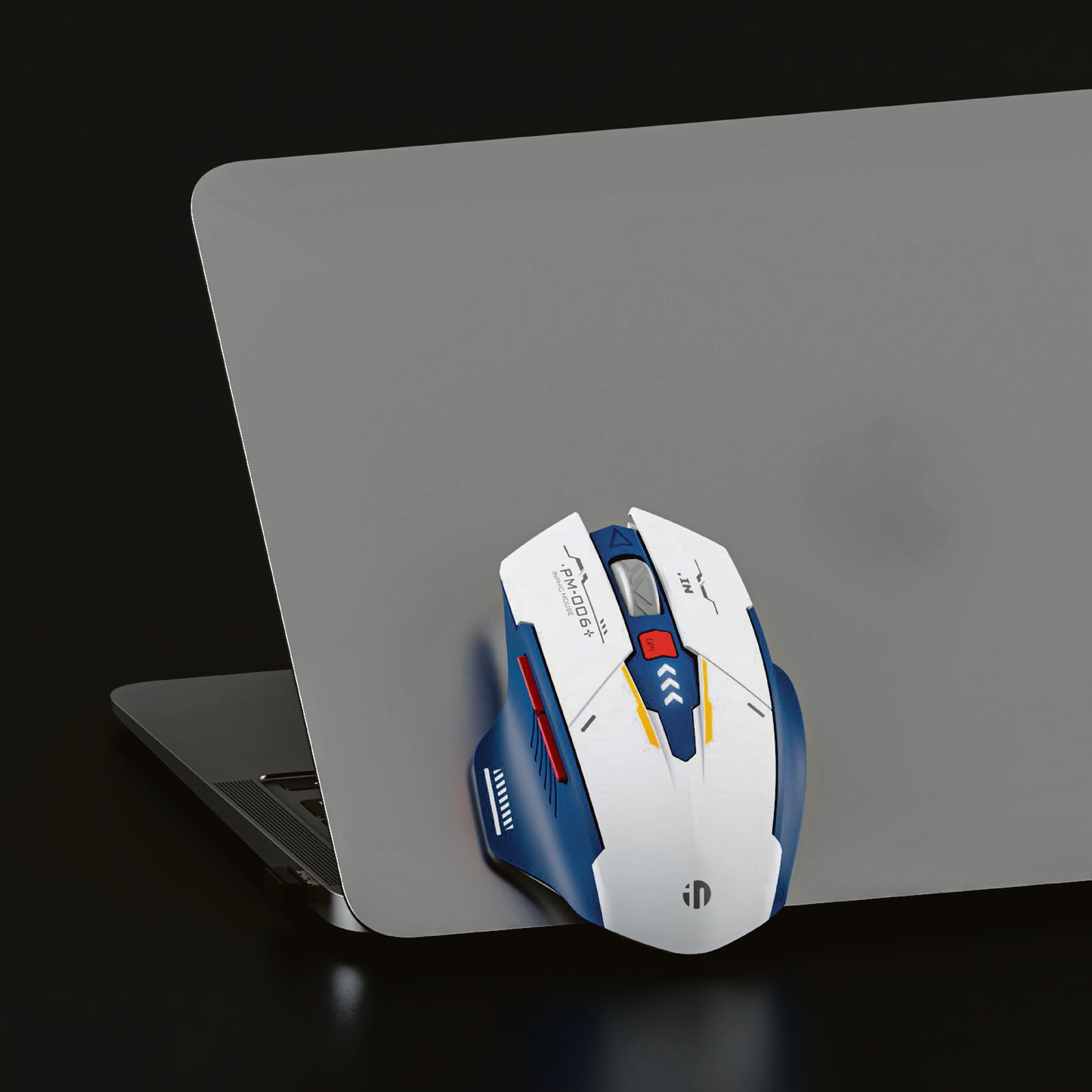 Inphic F9 - Mecha + Wireless Mouse - White