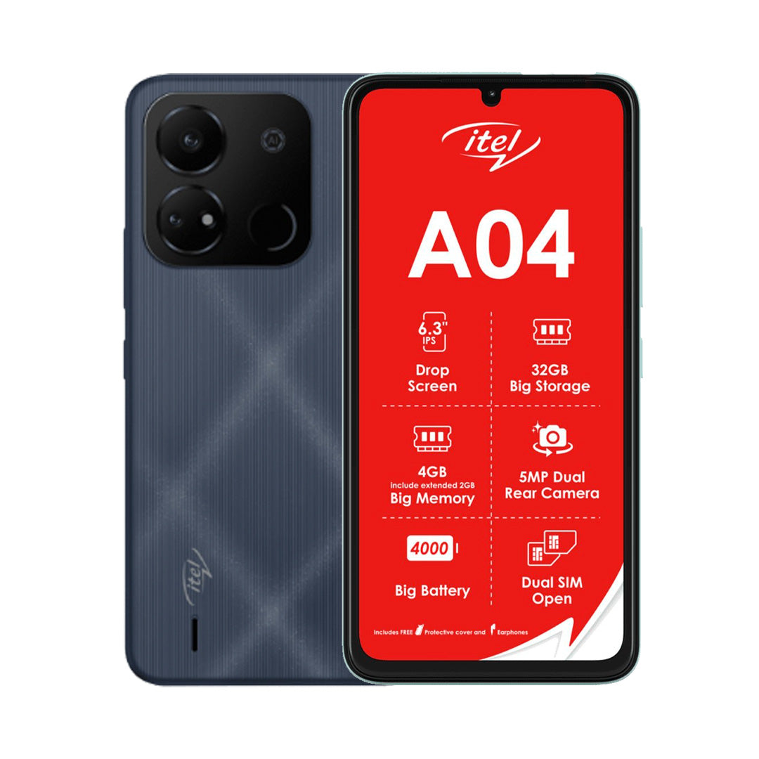 Itel A04 + Free Telkom Data And Voice Bundle