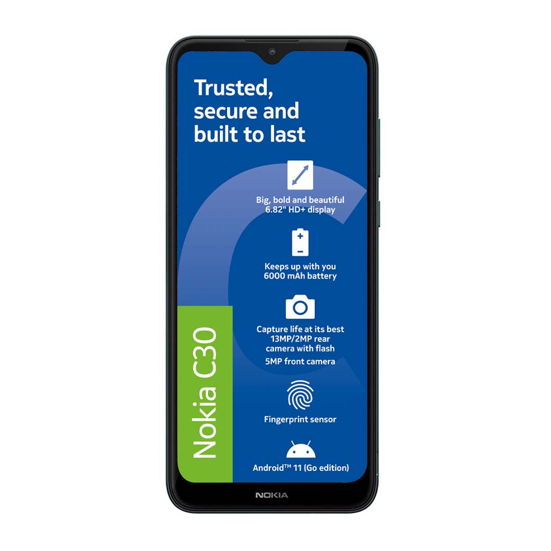 Nokia C30 + Free Nokia 105