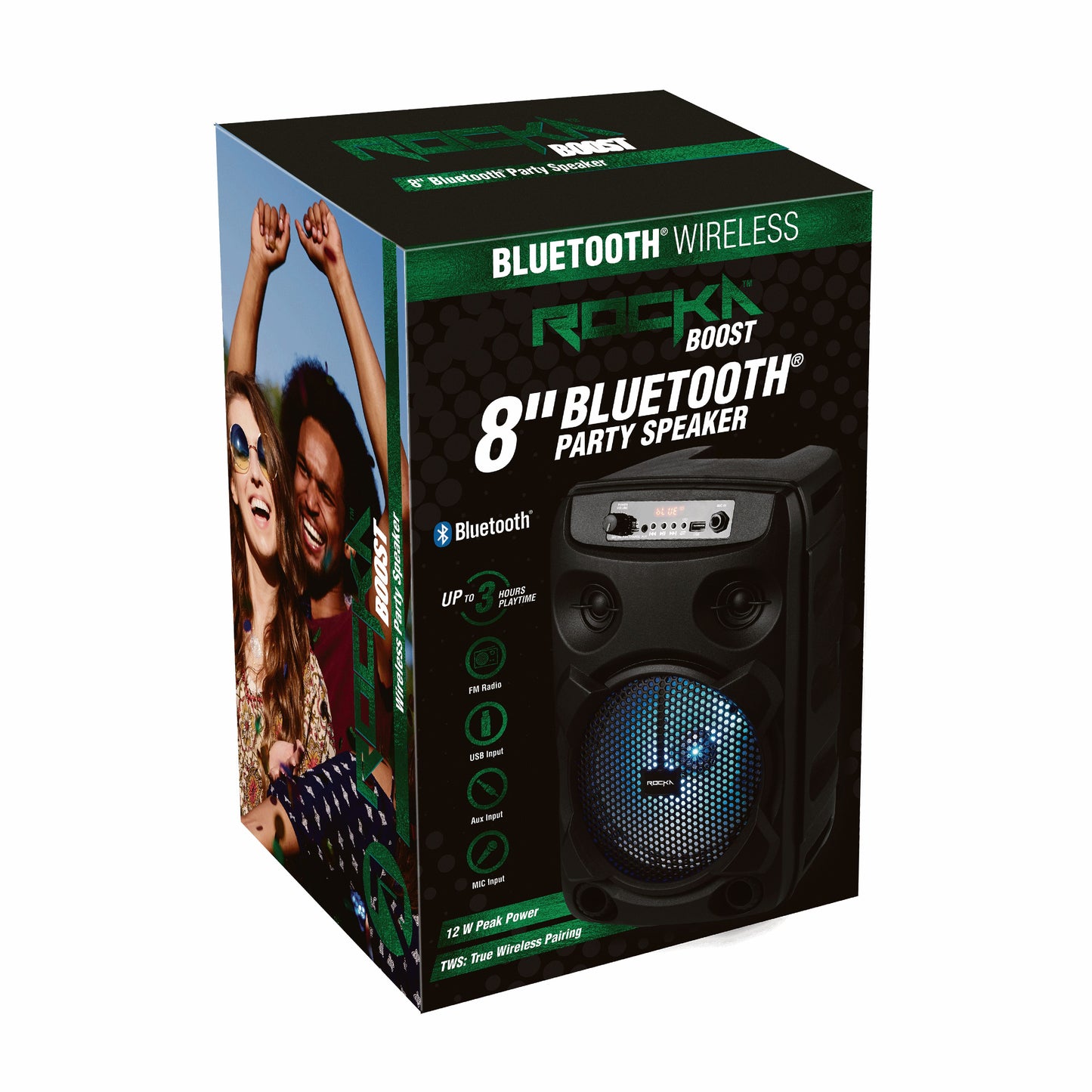 Rocka Boost Bluetooth Party Speaker - Black