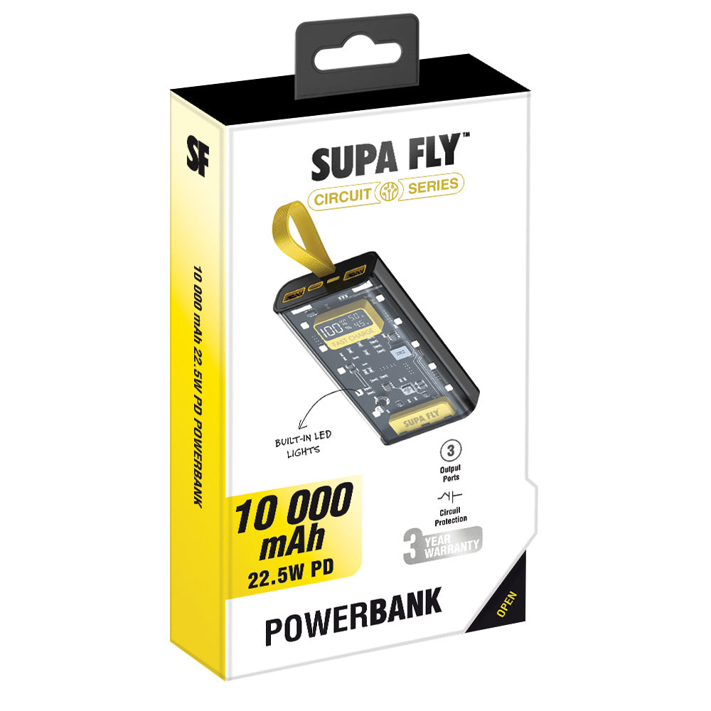 Supa Fly 10 000mAh LCD Powerbank