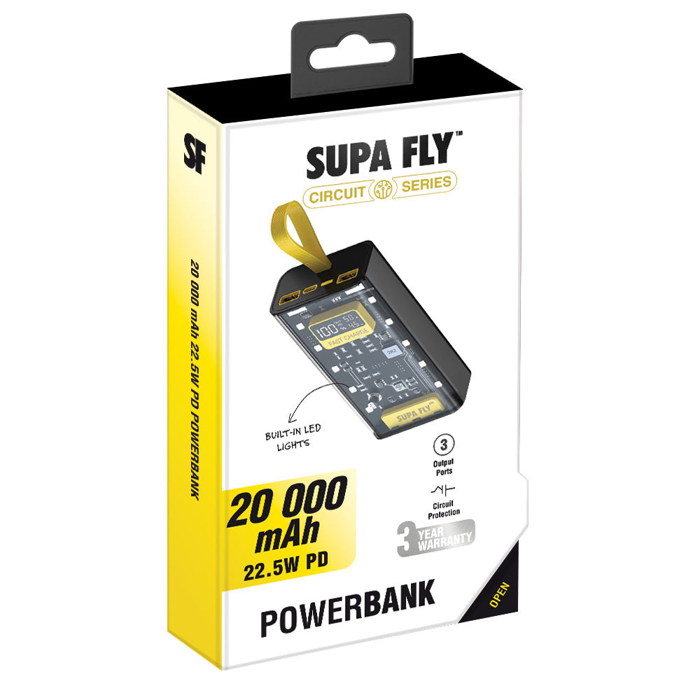 Supa Fly 20 000mAh LCD Powerbank