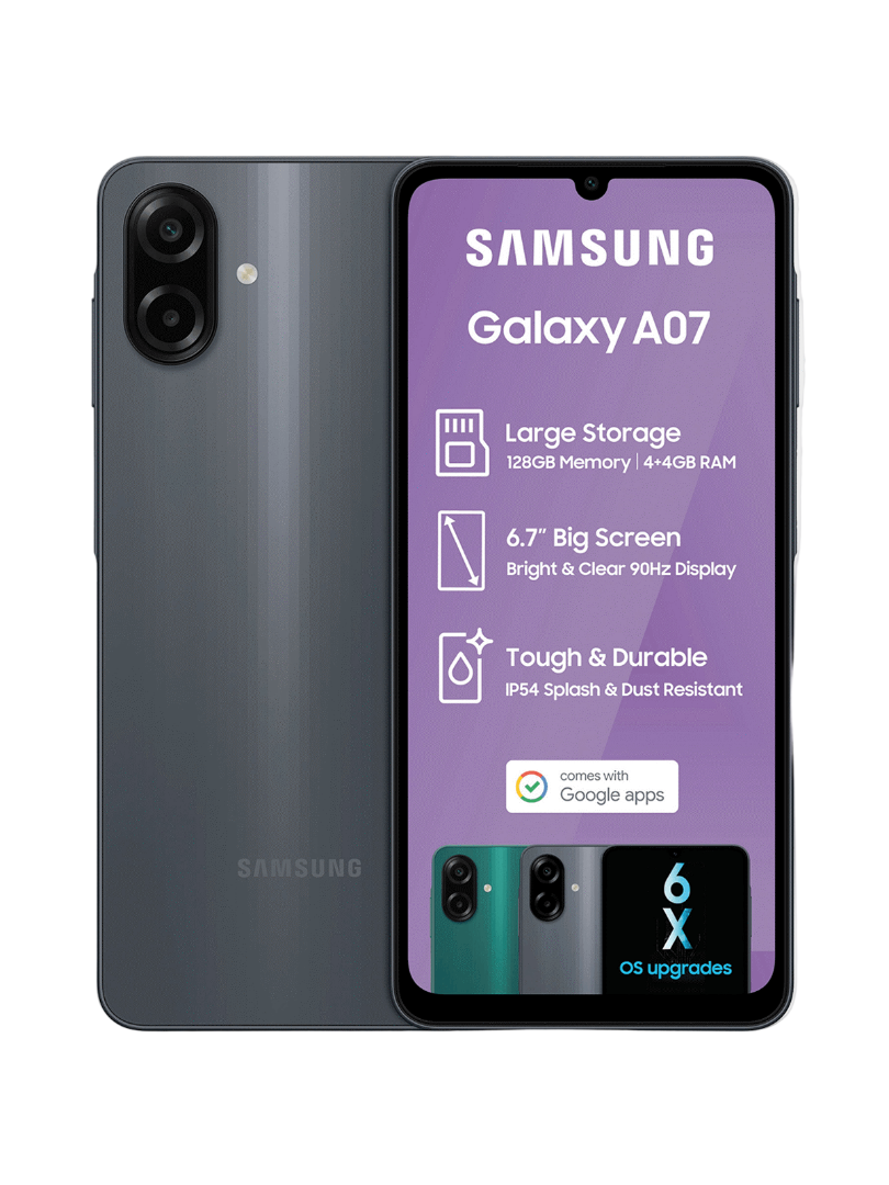 Samsung Galaxy A07 (Black) - Vodacom