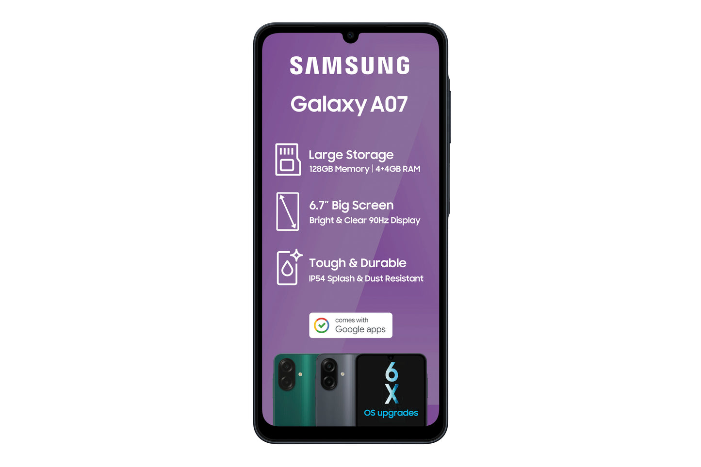 Samsung A07 (Telkom) + Free Cubot C28 Smart Watch