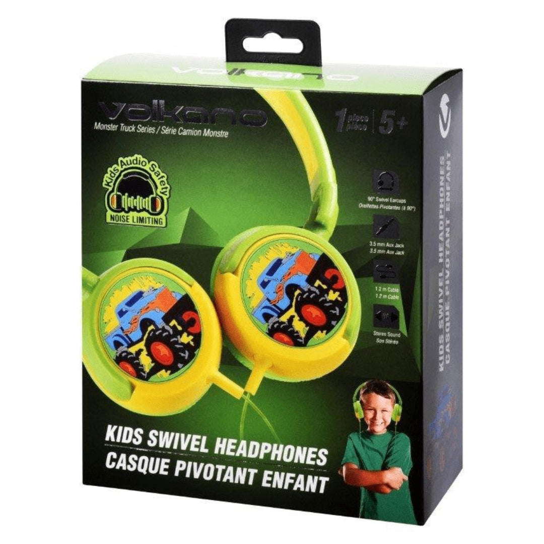 Volkano Monster Truck Kids Headphones
