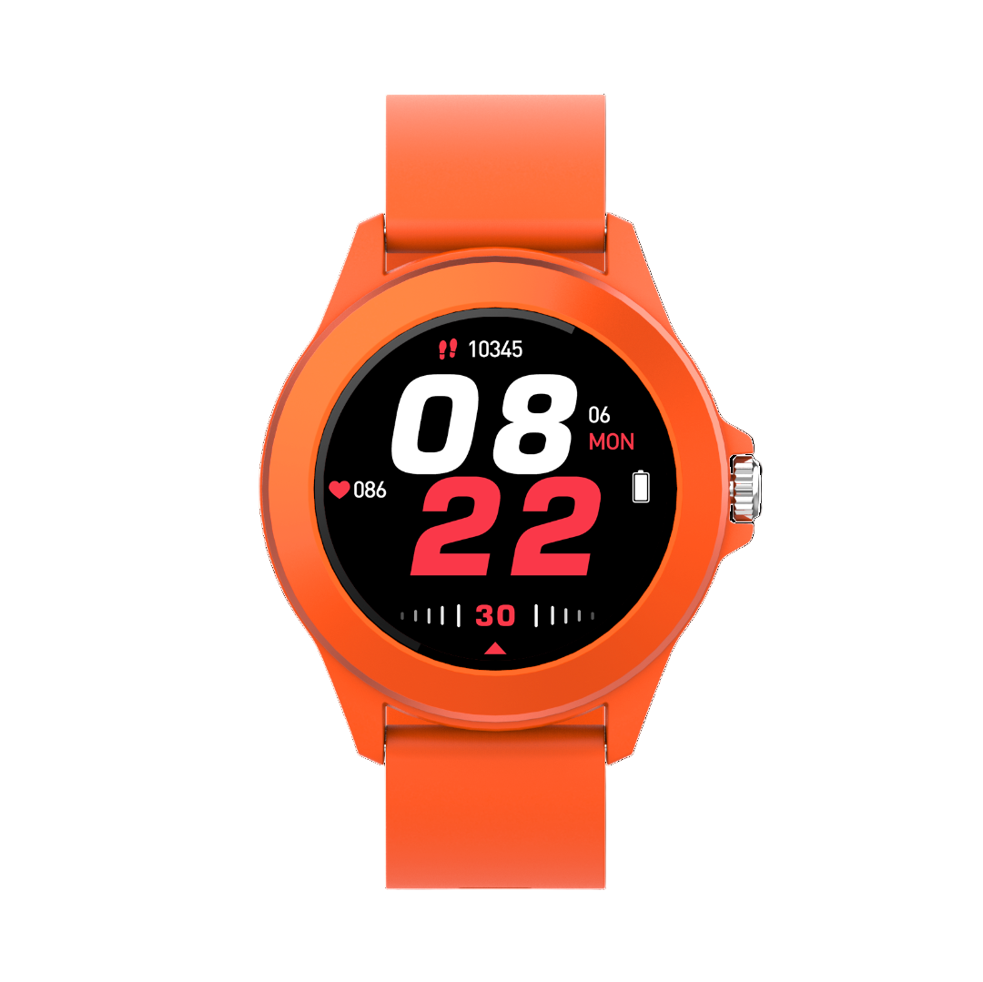 Volkano Splash Series Round Smartwatch - Orange