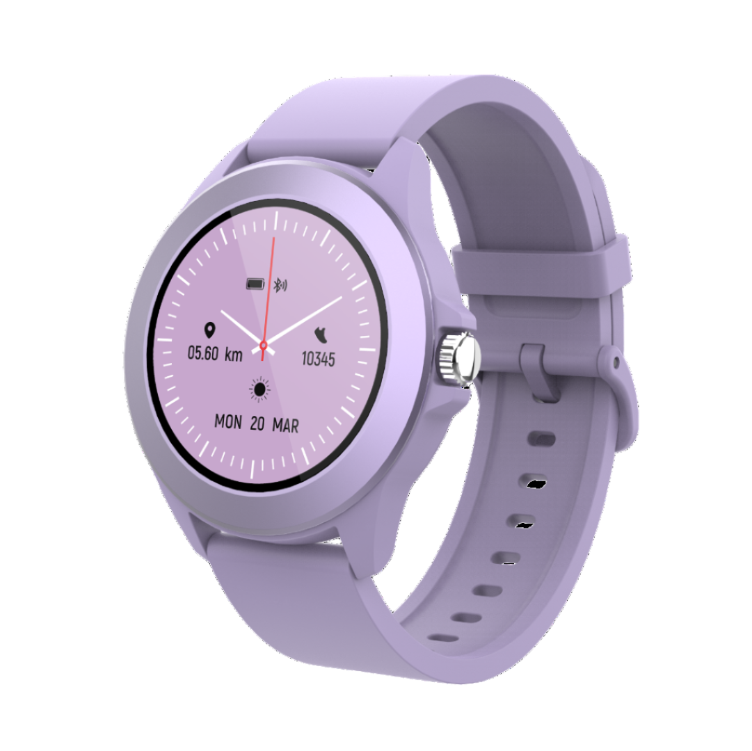 Volkano Splash Series Round Smartwatch - Purple
