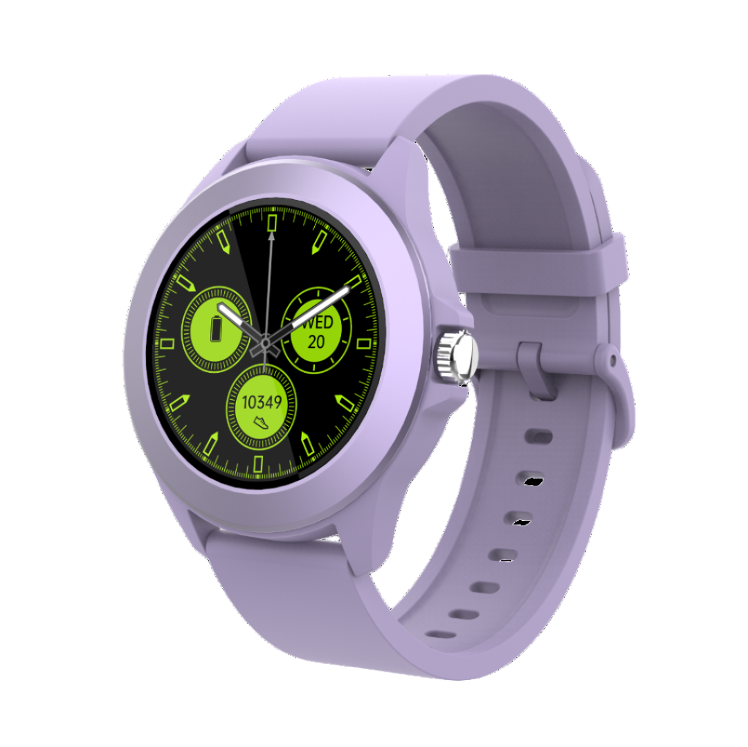 Volkano Splash Series Round Smartwatch - Purple