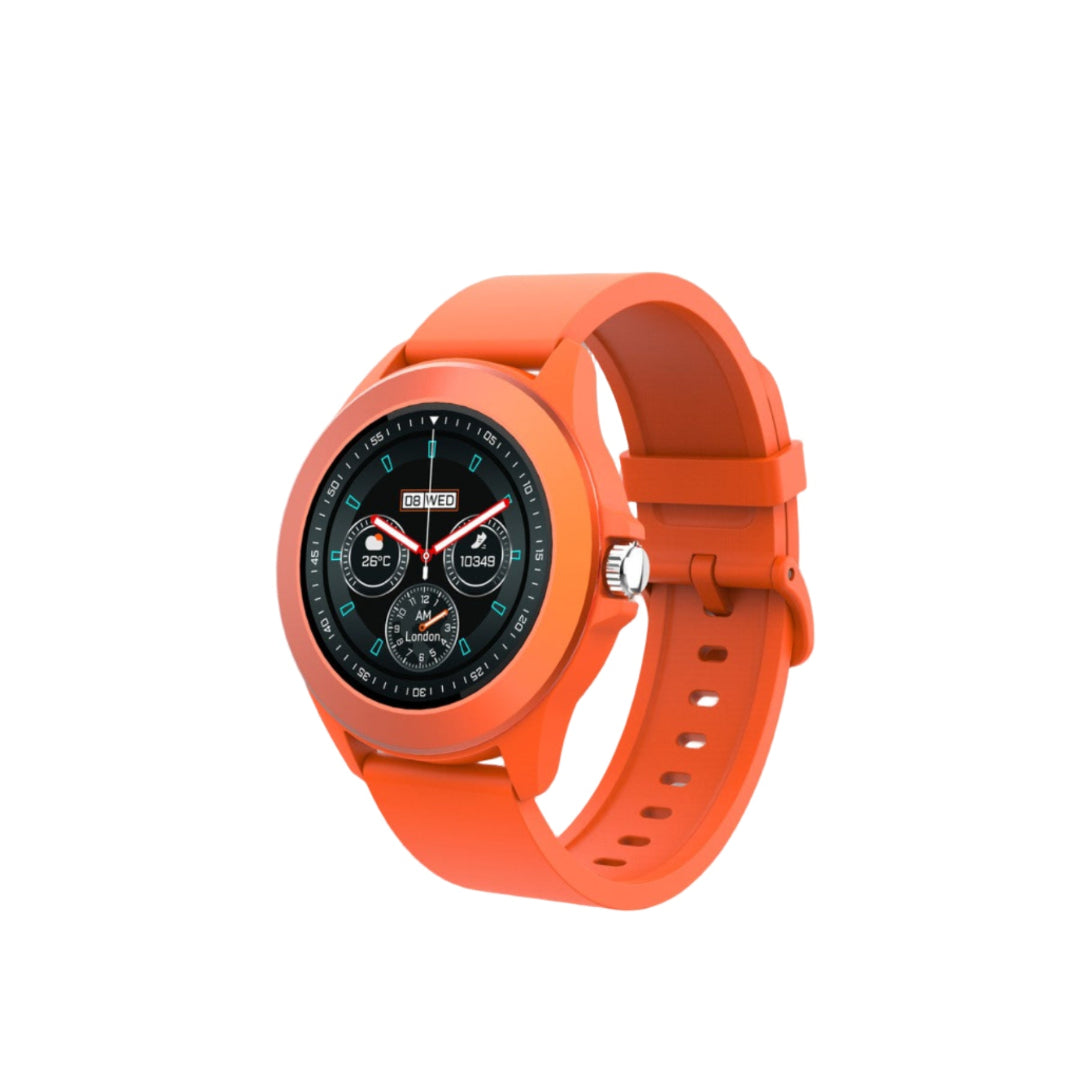 Volkano Splash Series Round Smartwatch - Orange