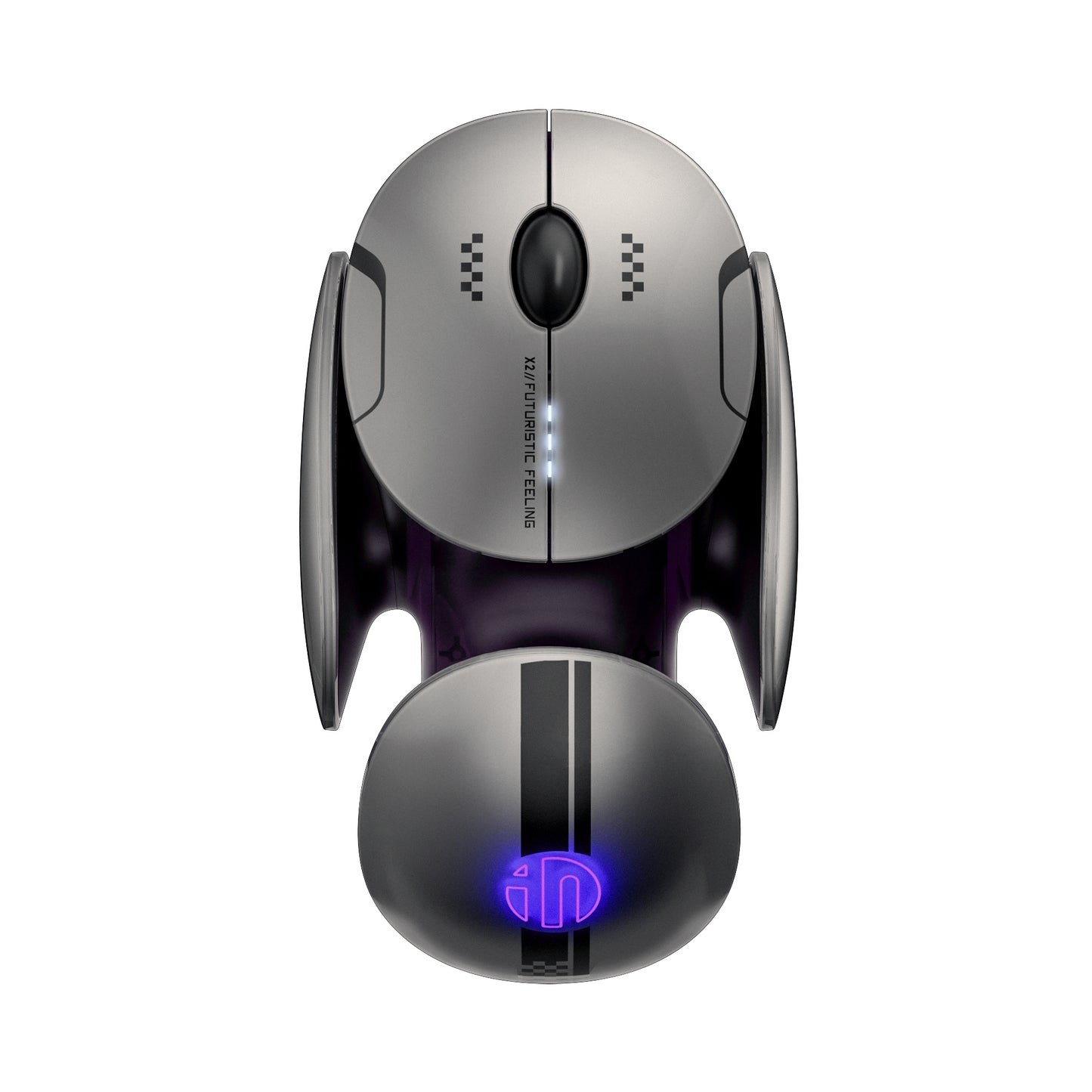 Inphic X2 Bluetooth Mouse - Grey