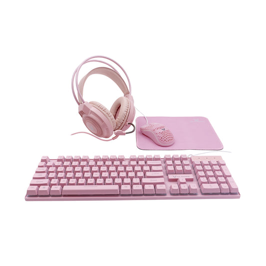 VX Gaming Freya Pink 4-in-1 Combo - Pink