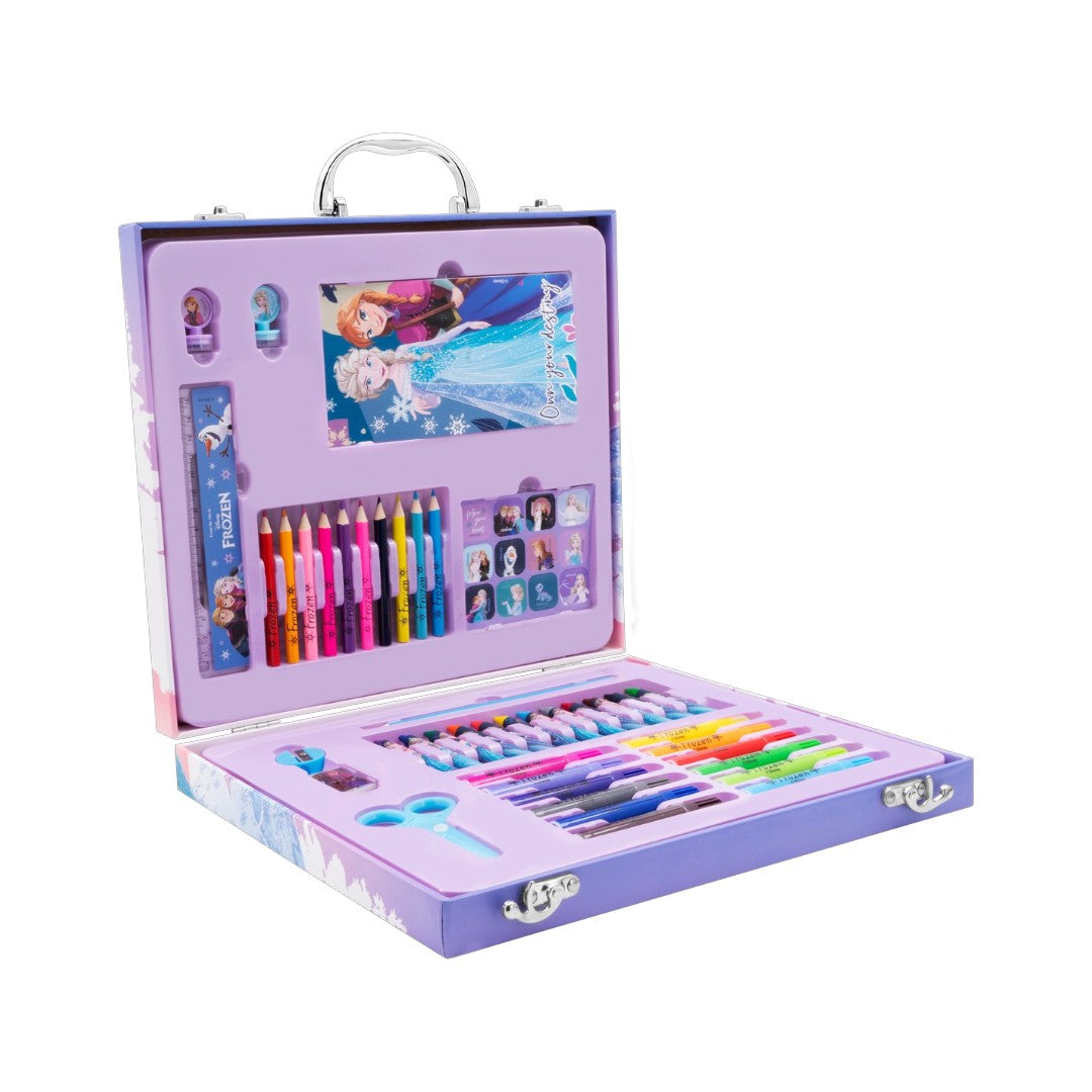 42 Pc Colouring Stationery Briefcase - Frozen