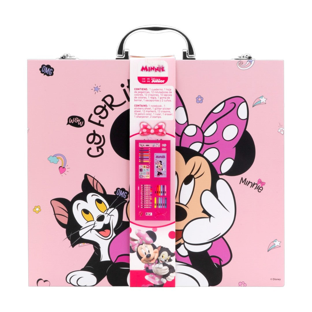 42 Pc Colouring Stationery Briefcase - Minnie Mouse