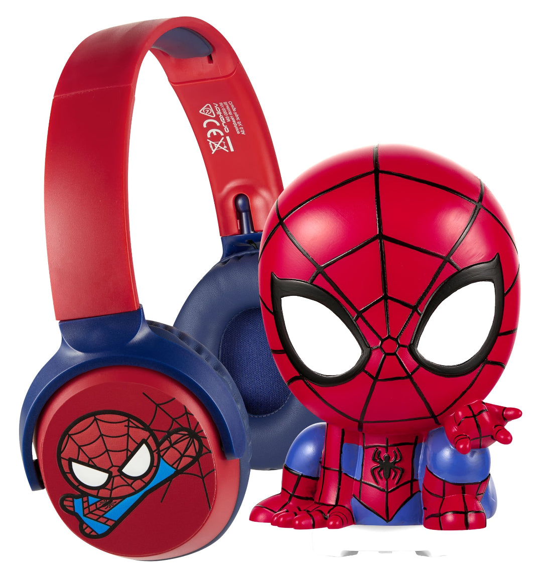 Spider-Man Soft Touch Light with Bluetooth Headphone Combo