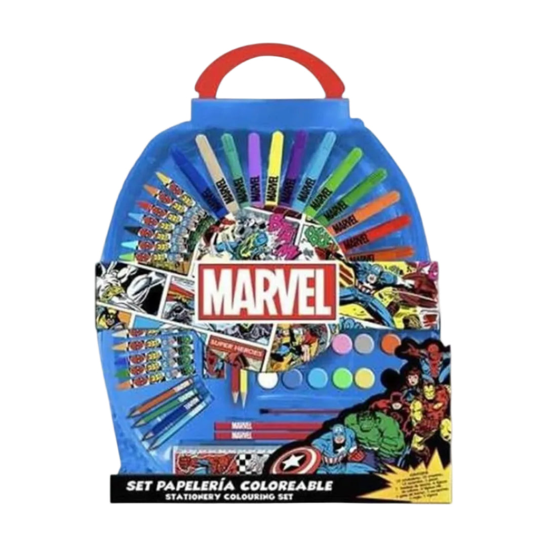50 Pc Colouring Stationery Set - Avengers