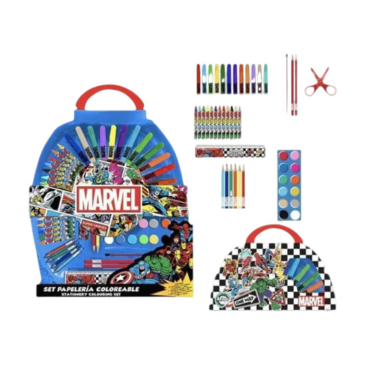 50 Pc Colouring Stationery Set - Avengers
