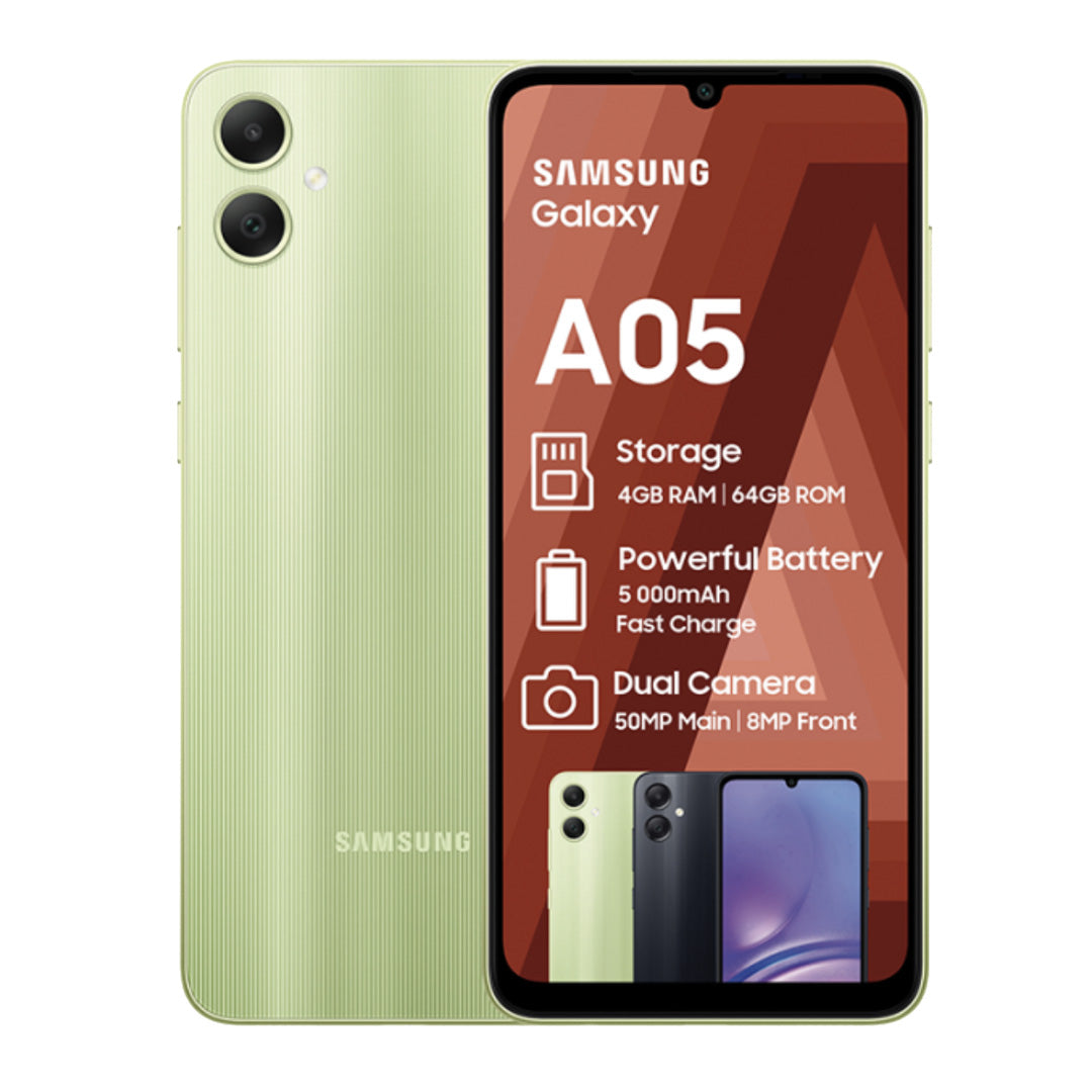 Samsung Galaxy A05 (MTN) - Light Green – Dunns Mobile SA