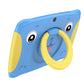 Blackview Kids Tab 3 Blue back view with playful design and handle for easy grip.