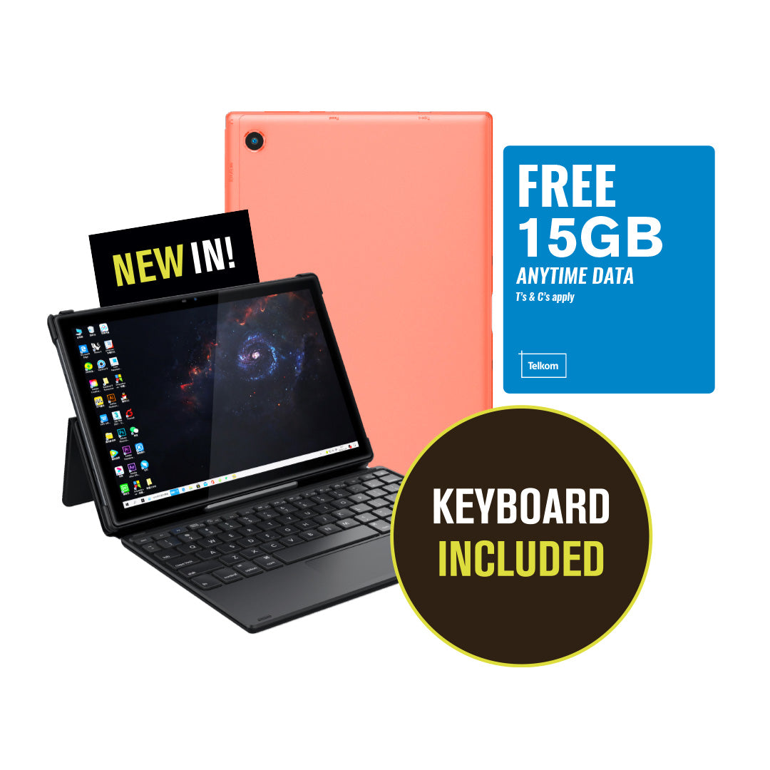 Mobicel 10" Cosmo Tablet + Free Keyboard + Free 15GB Telkom Data