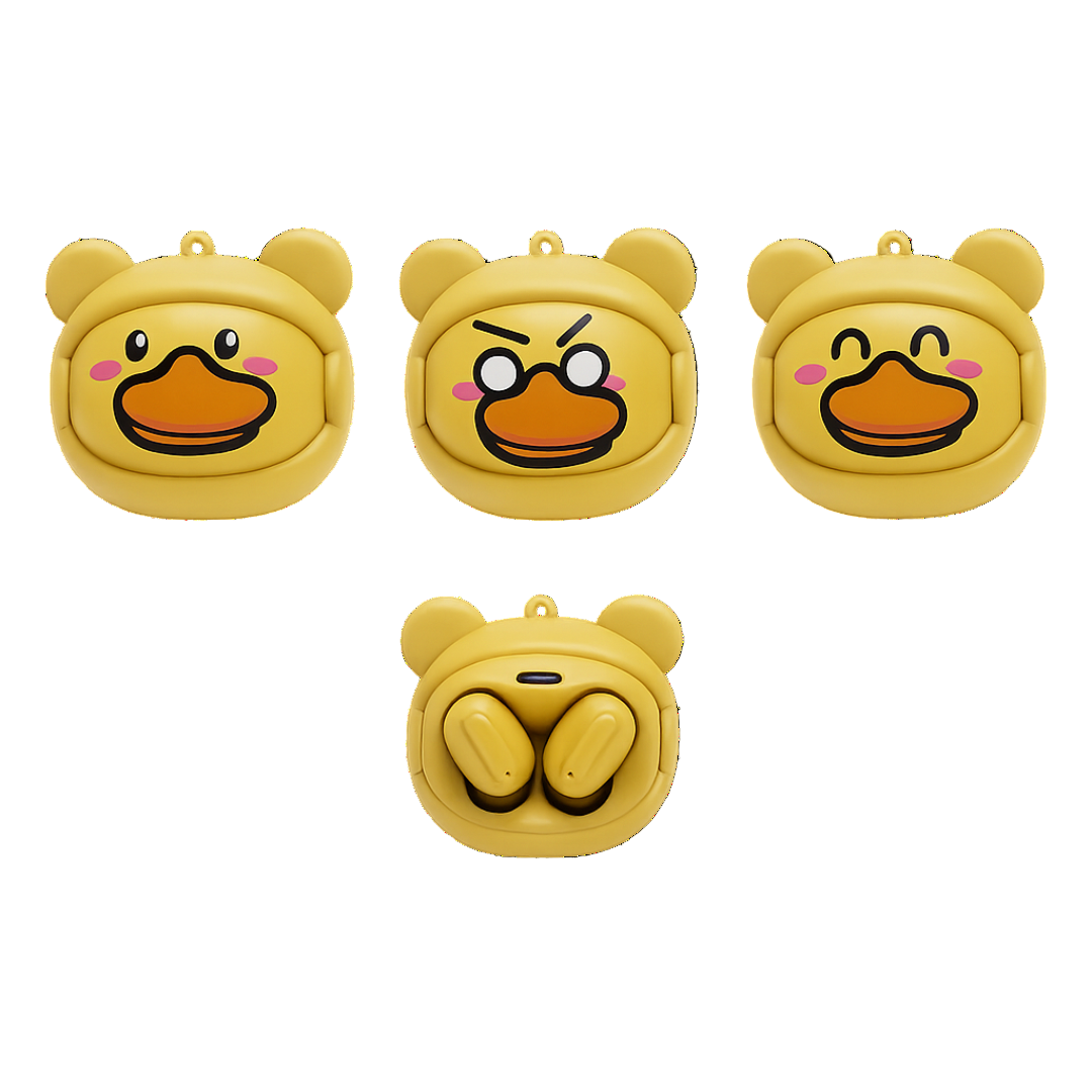 Spin Series BT Earbuds with Face Changing Charge Case