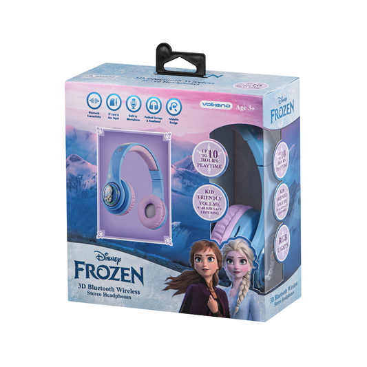 Disney Frozen 3D Bluetooth Headphones - Blue