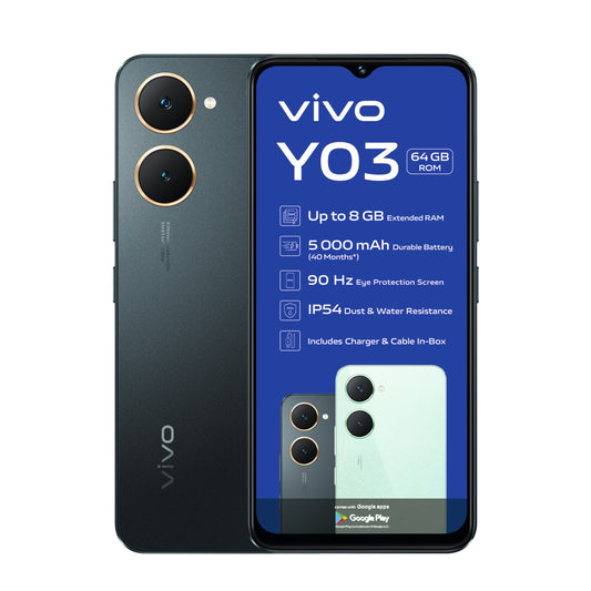 Vivo Y03 4G Dual SIM (Vodacom) - Black