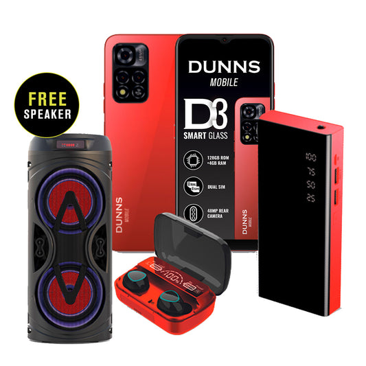 Dunns Mobile D3 Boxset + Free Bluetooth Speaker