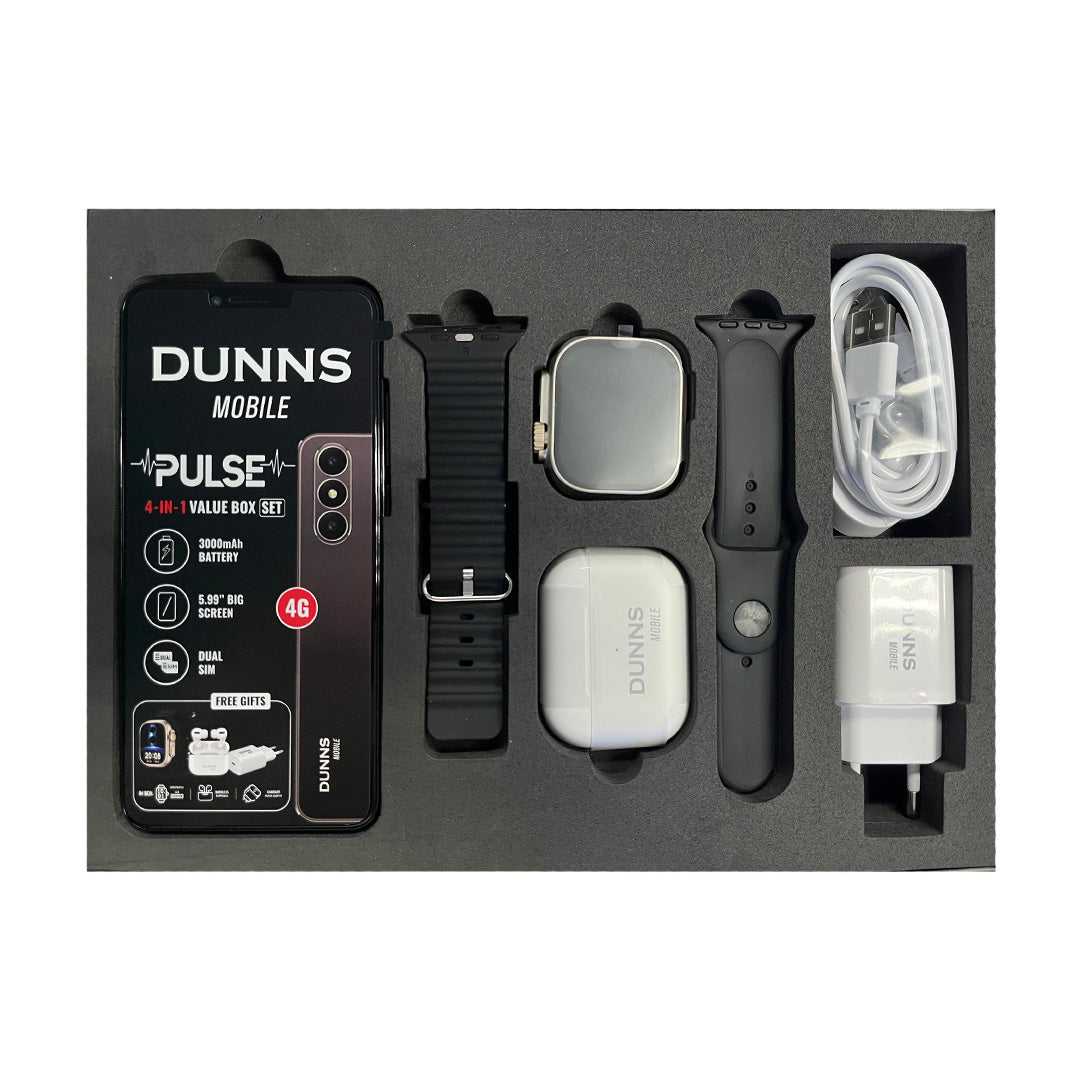 Dunns Mobile Pulse 4-in-1 Box Set (Black)