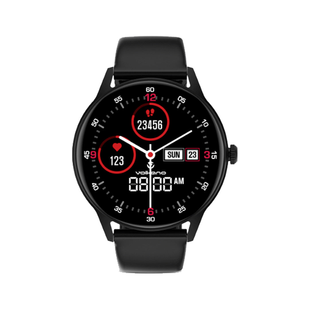 Volkano Soul Smart Fitness Watch (H/R Monitor) - Black