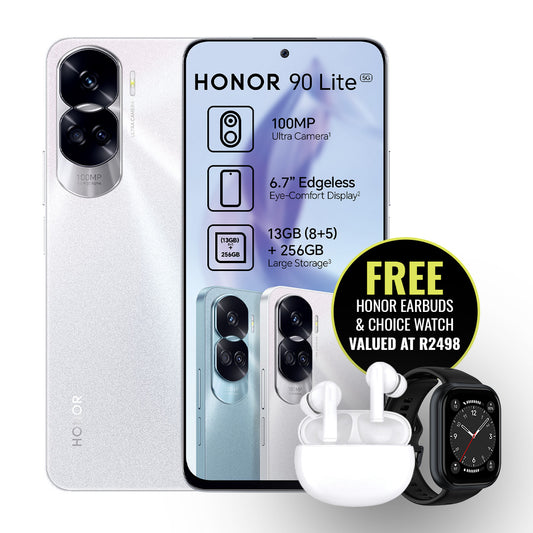 Honor 90 Lite + Wireless Earbuds + Choice Watch