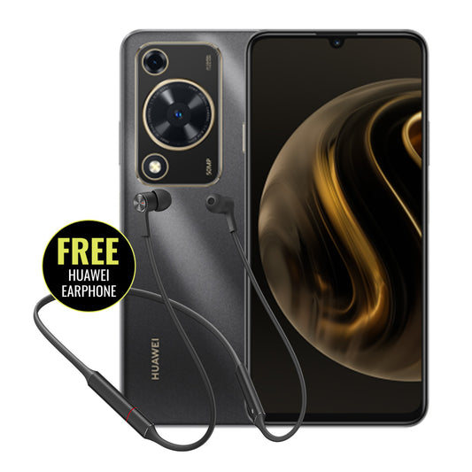 Huawei Nova Y72 Black (Vodacom) + Free Huawei Freelace Earphones