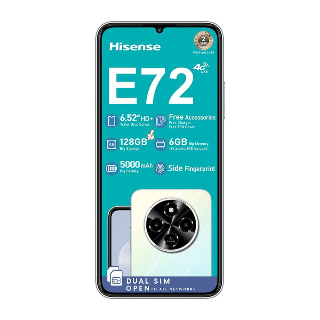 Hisense E72 128GB - Blue (Vodacom)