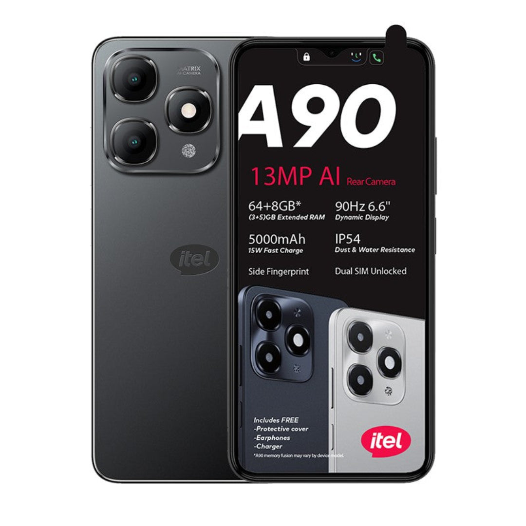 Itel A90 (Vodacom) - Black | Network Locked