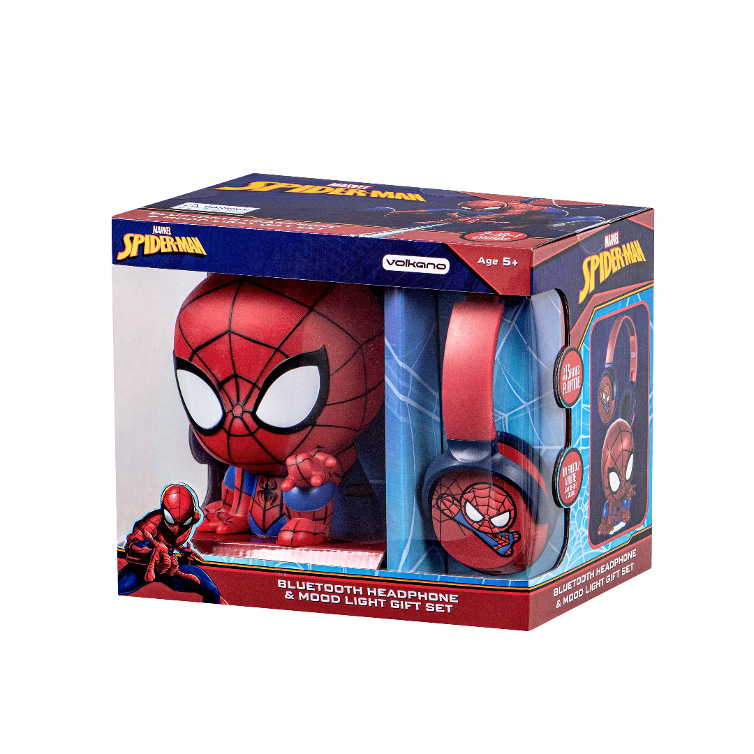 Spider-Man Soft Touch Light with Bluetooth Headphone Combo