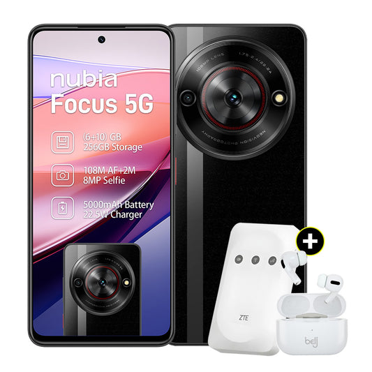 Nubia Focus 5G DS + Free Router + Free Earpods