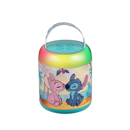 Disney Stitch Cylinder Karaoke Speaker With Mic