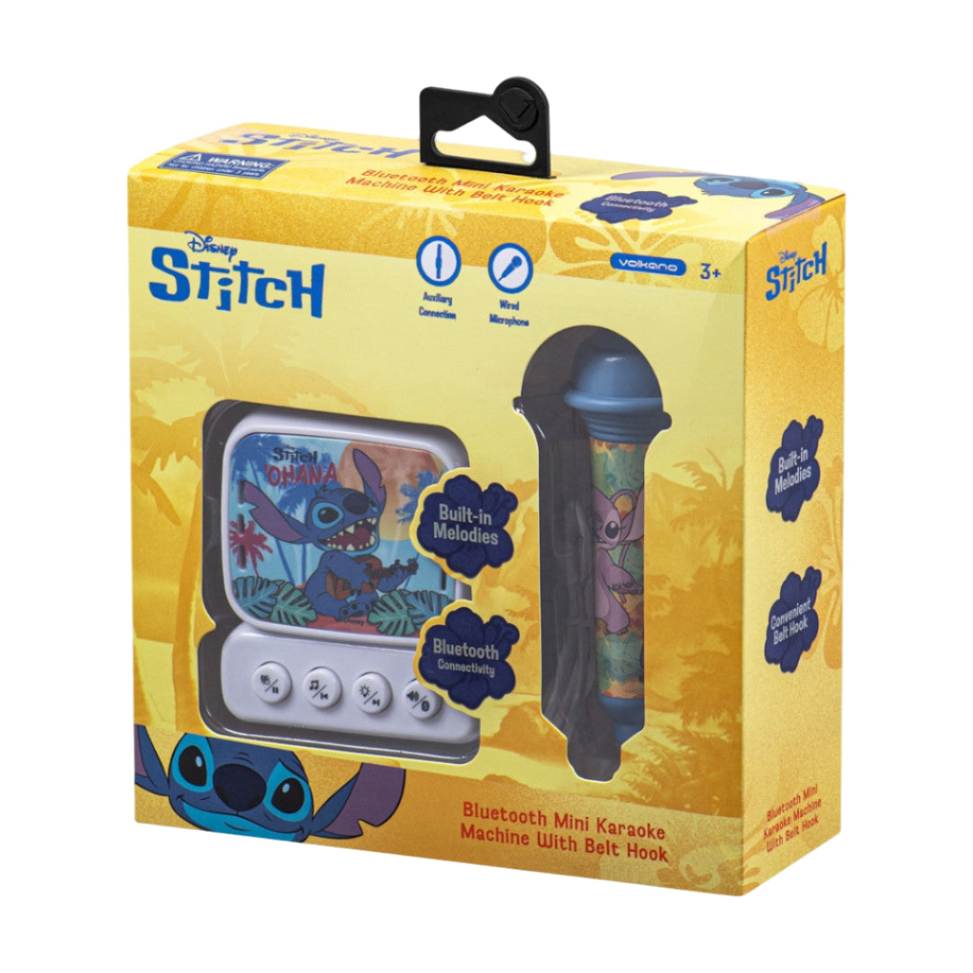 Disney Stitch Bluetooth Mini Karaoke Machine with Belt Hook