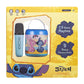 Disney Stitch Cylinder Karaoke Speaker With Mic