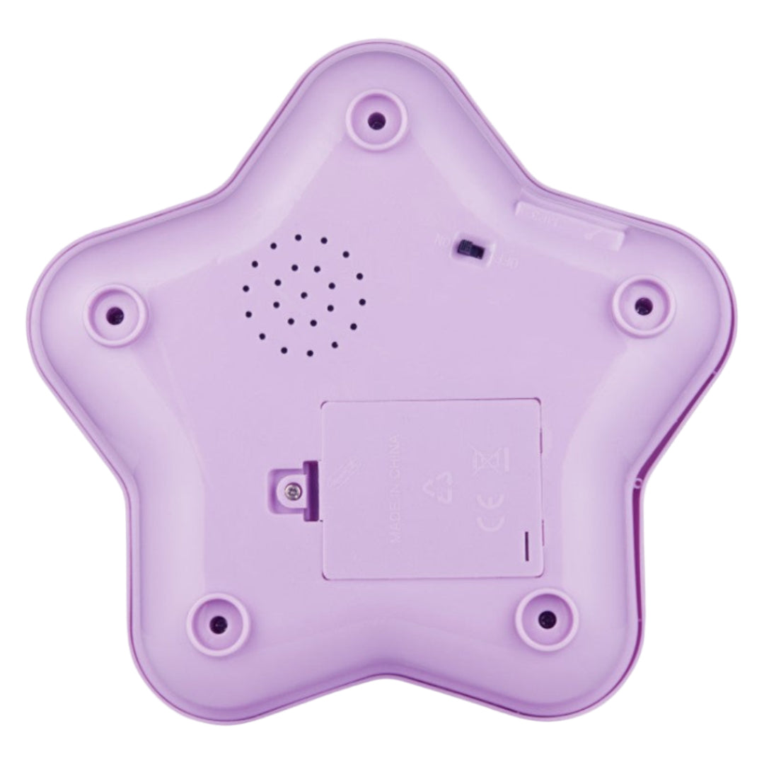 Disney Frozen Auxiliary Star Karaoke Microphone Stand with Colourful Lights