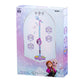 Disney Frozen Auxiliary Star Karaoke Microphone Stand with Colourful Lights