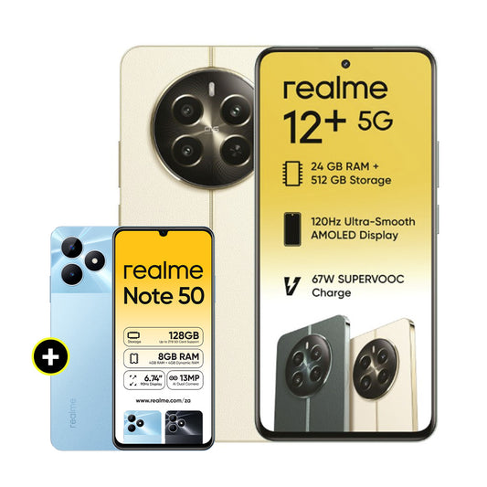 Realme 12 Plus 512GB 5G (Vodacom) + Free Realme Note 50