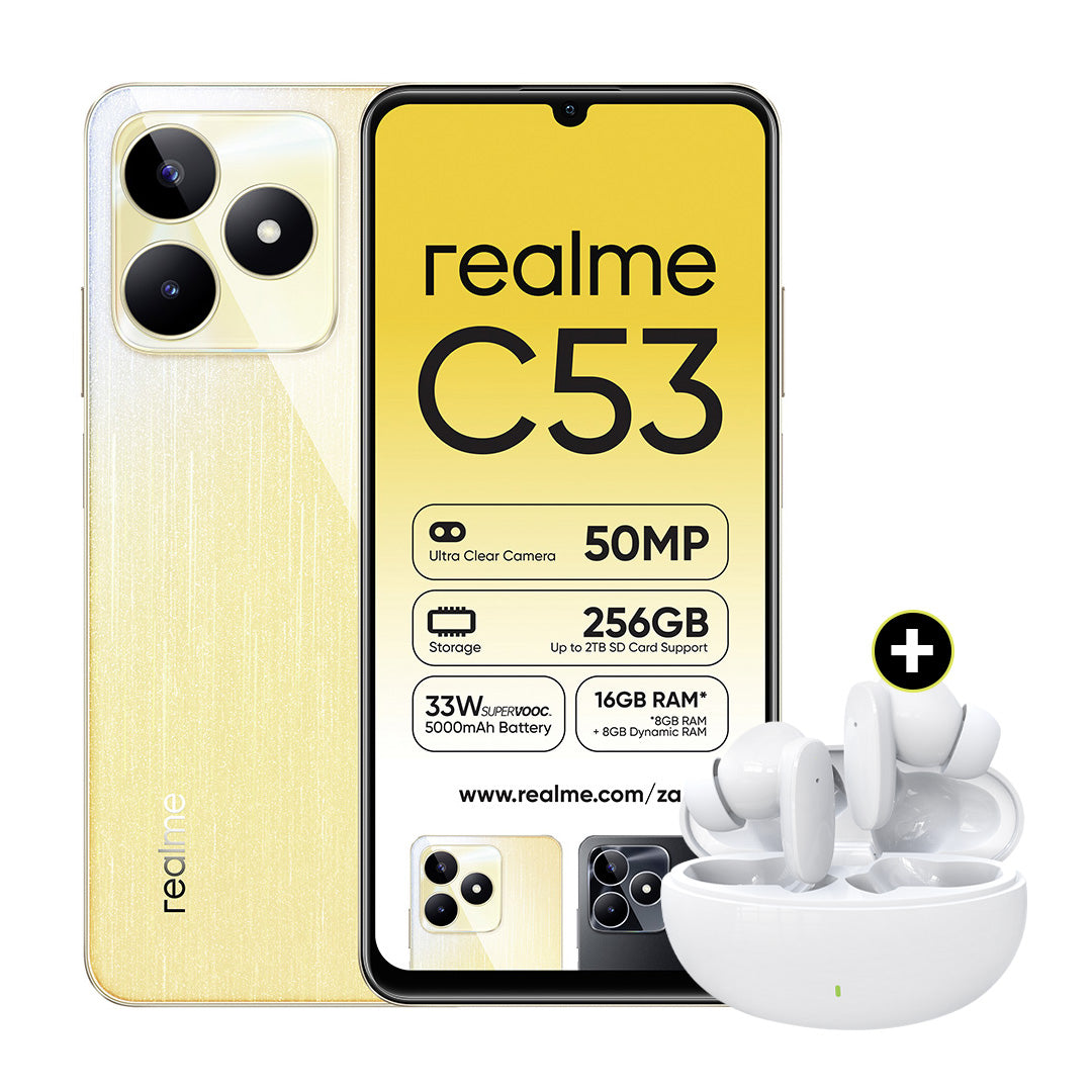 Realme C53 DS (Vodacom) + Free Earpods