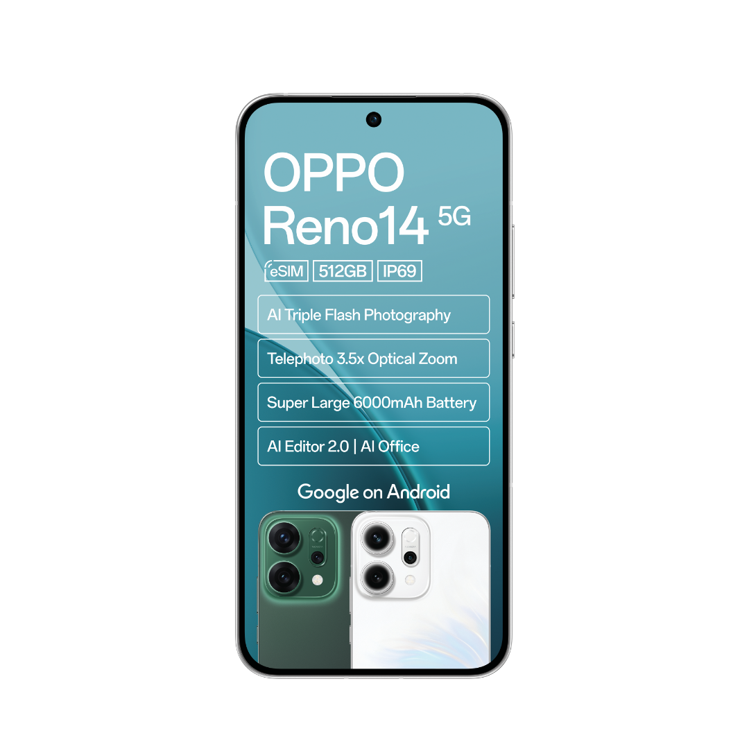 Oppo Reno 14 Green 5G (Vodacom)