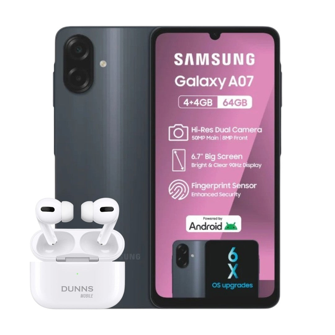 Samsung Galaxy A07 64GB (Black) - Telkom