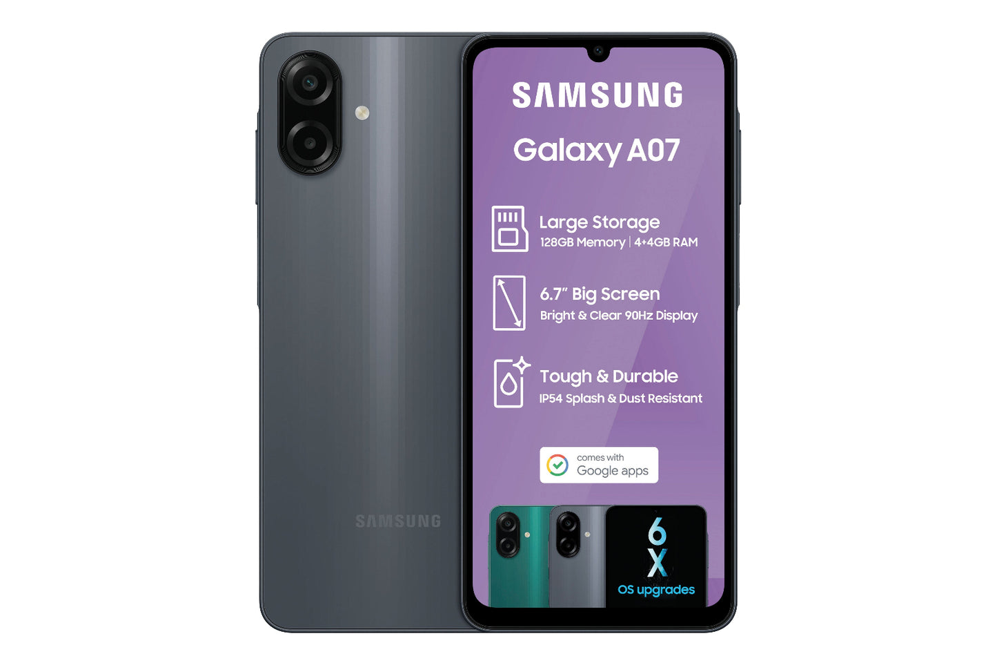 Samsung A07 (Telkom) + Free Cubot C28 Smart Watch