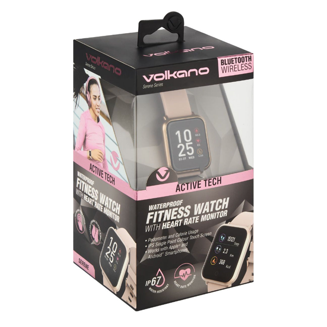 Volkano Active Tech Serene Watch With Heartrate Monitor