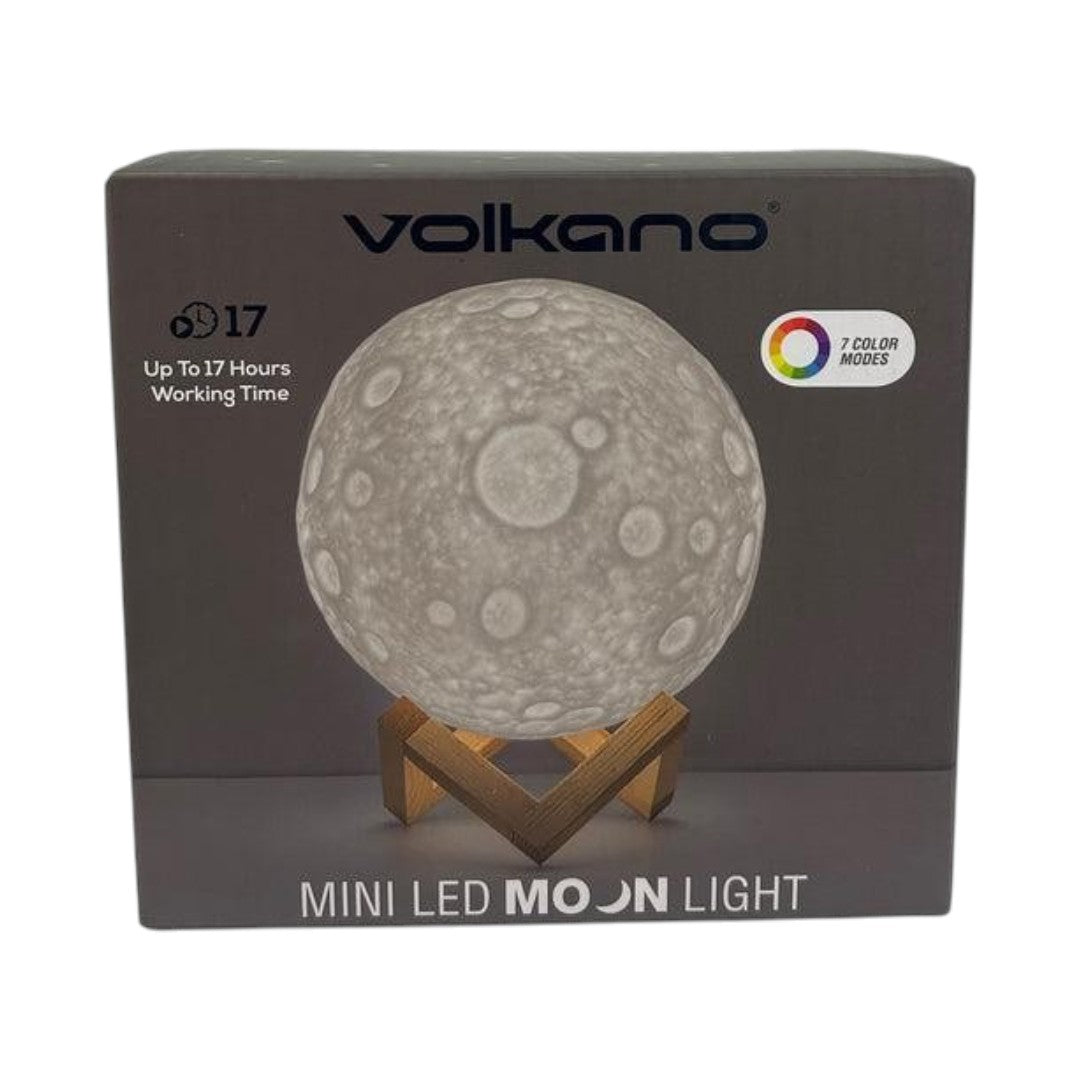 Volkano Galactic Mini Moon LED Mood Light – Battery Operated