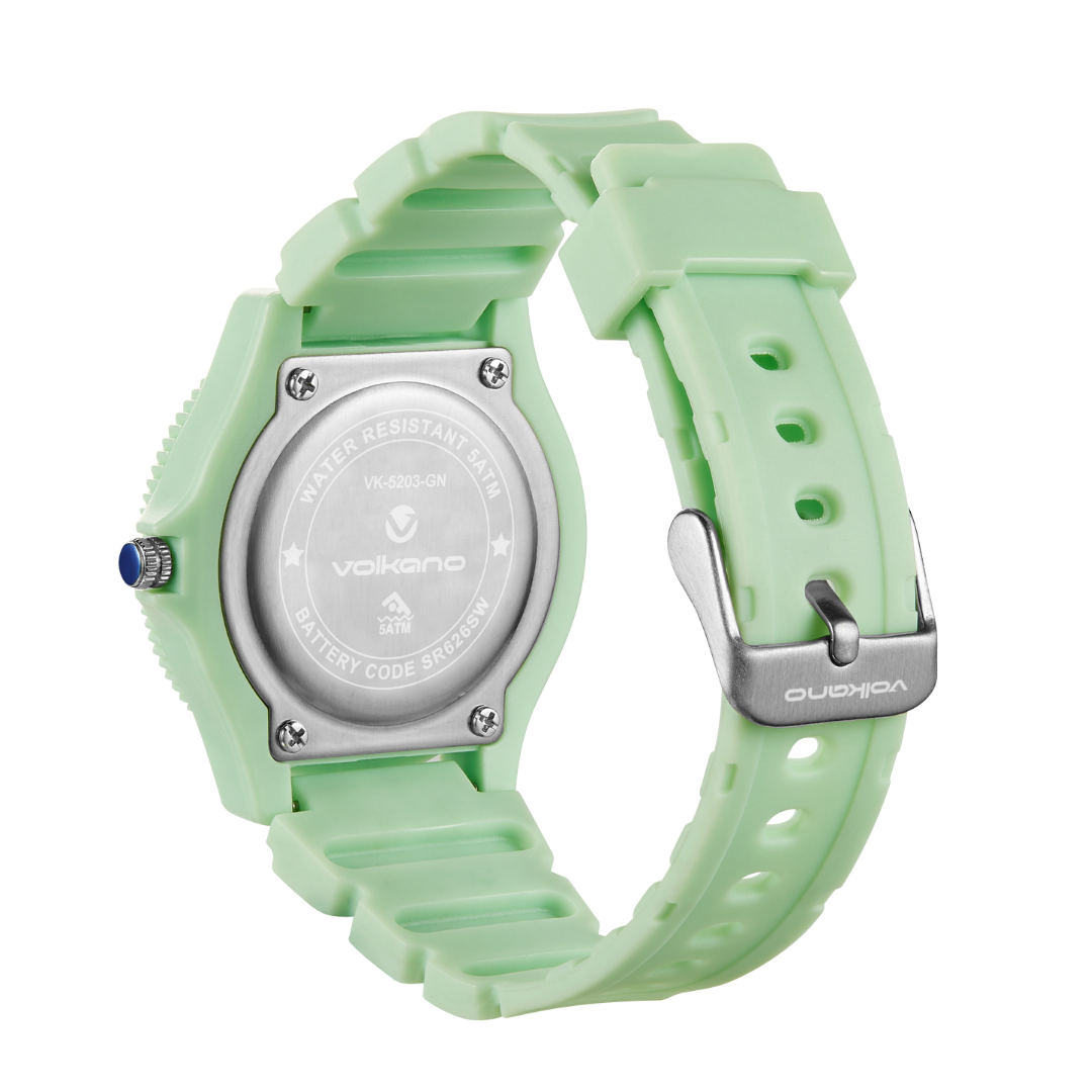 Volkano Mallow Series Kids Analogue Watch - Green